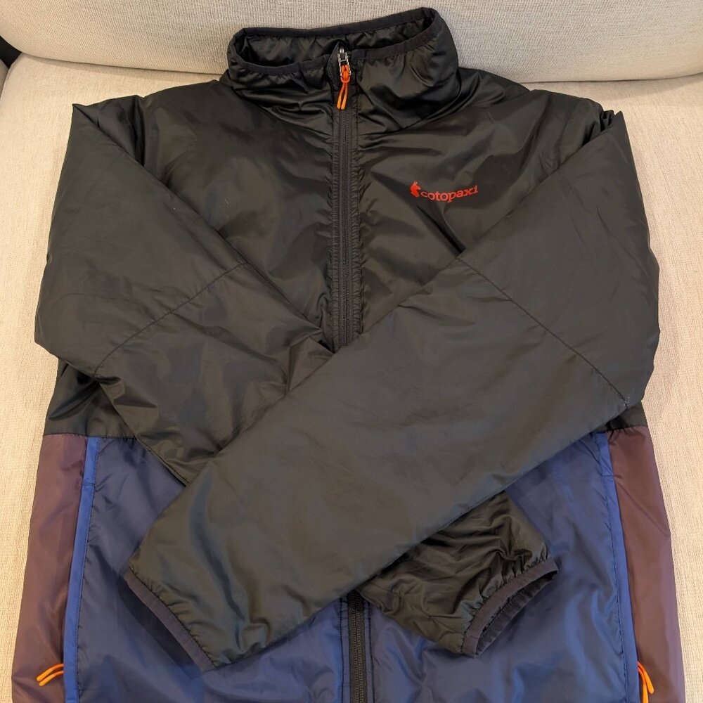 Cotopaxi Teca Calido Jacket Full Zip Men’s Size M Colorblock Reversible, Black